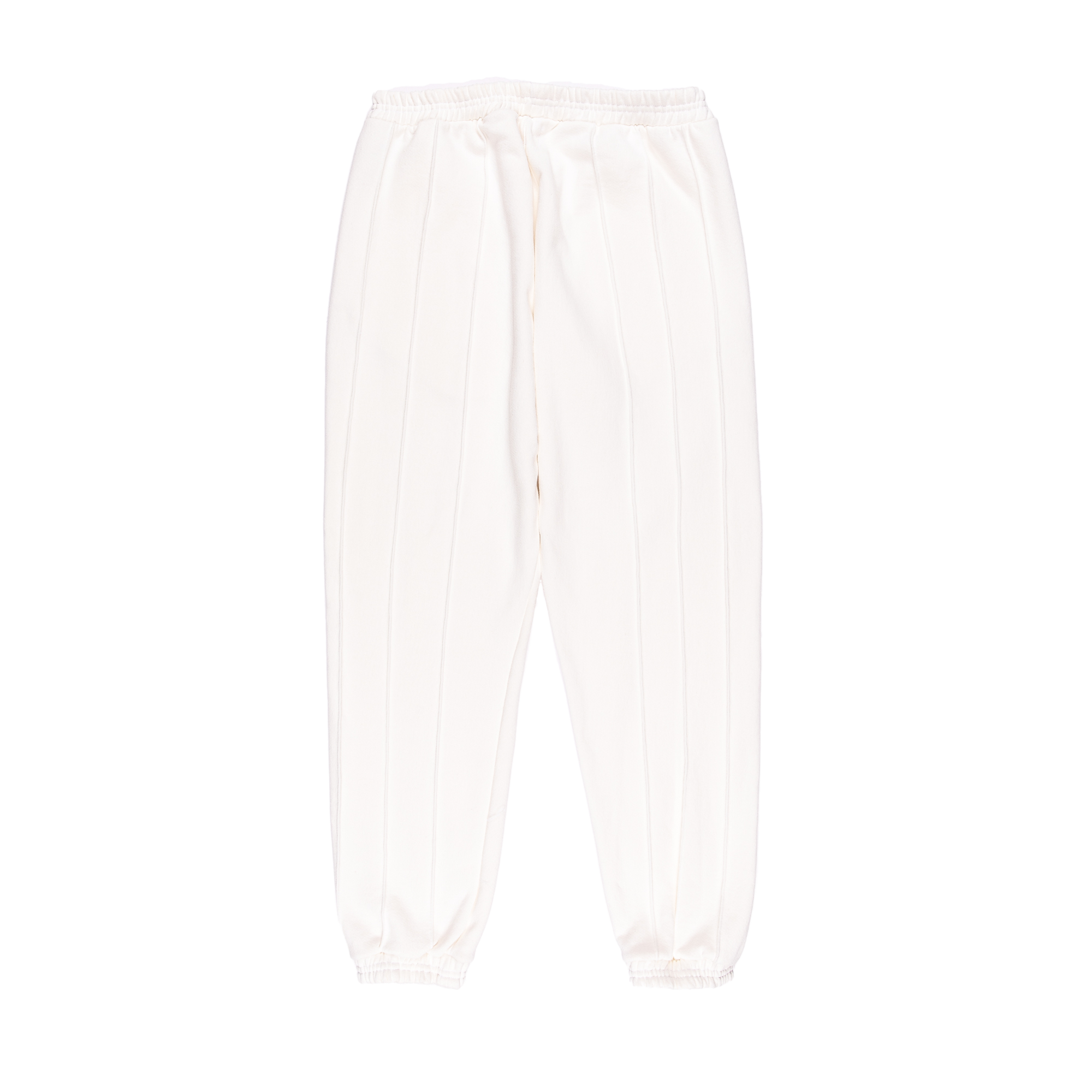 Pin-tuck Pinstripe Sweatpants | Ivory