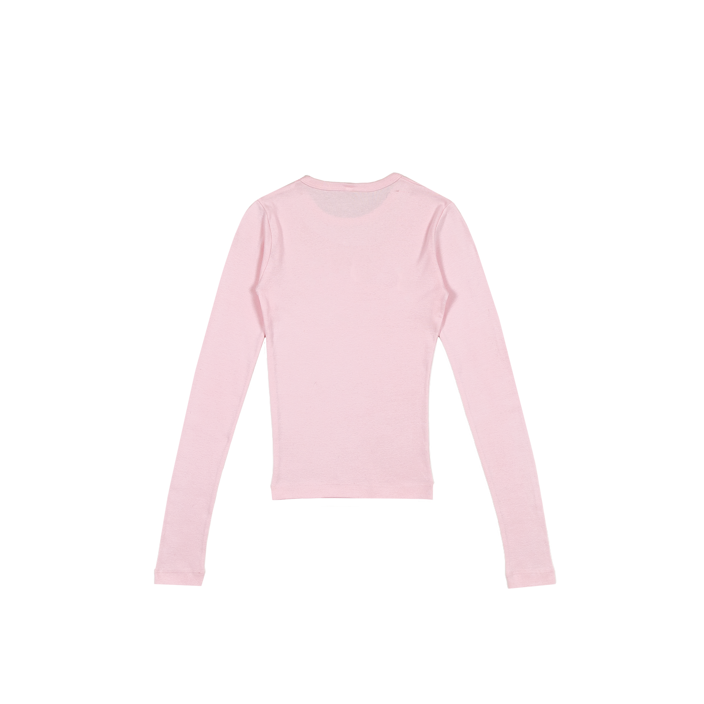 Signature Rib Long Sleeve | Baby Pink