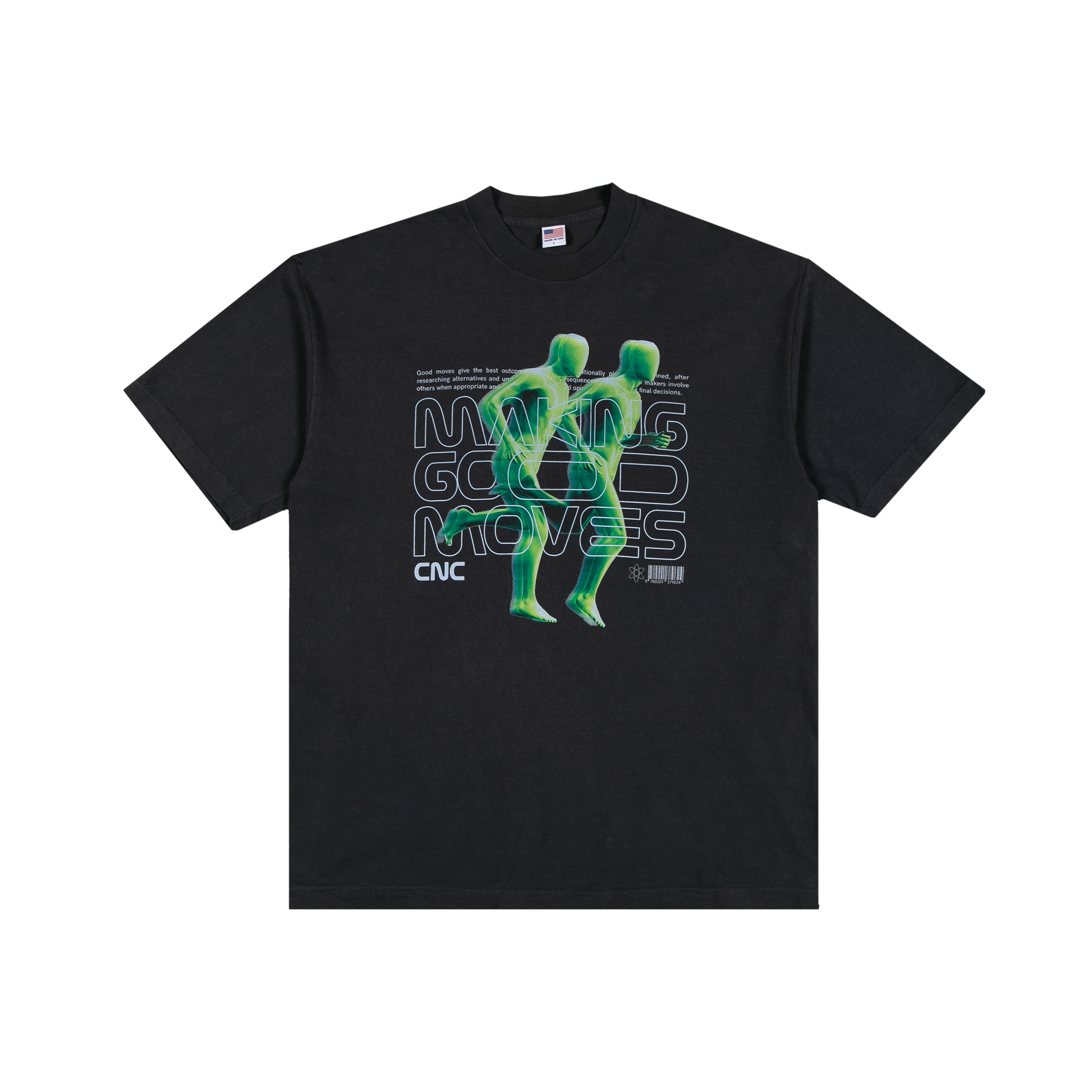 M.G.M T-Shirt | Faded Black