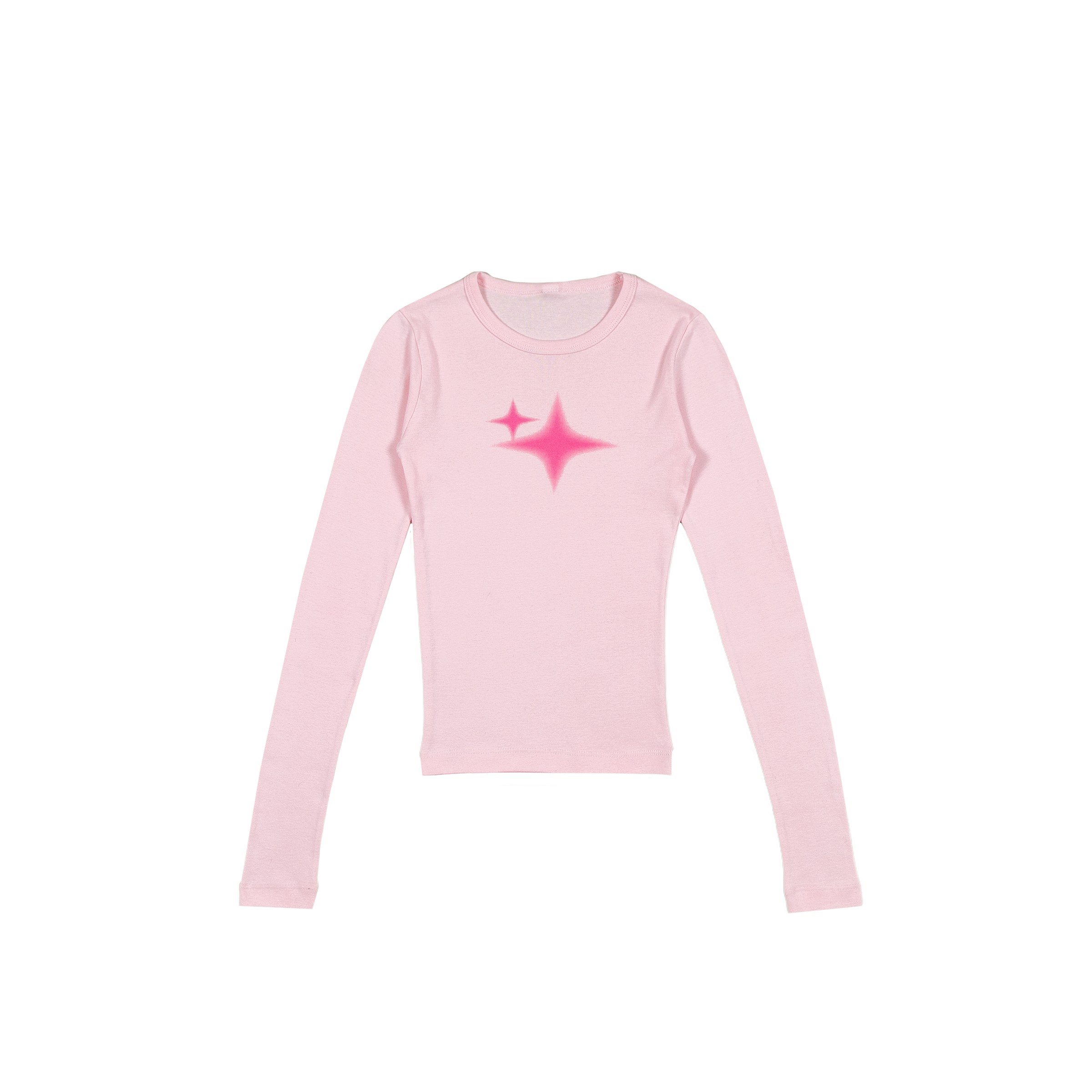 Signature Rib Long Sleeve | Baby Pink