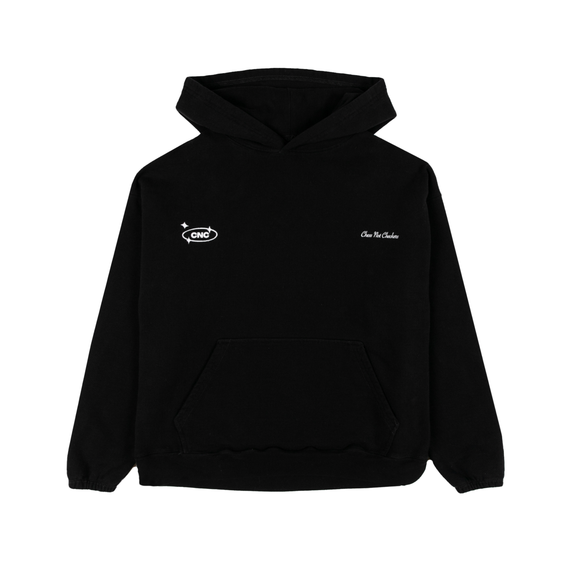 Chess Club Hoodie | Jet Black