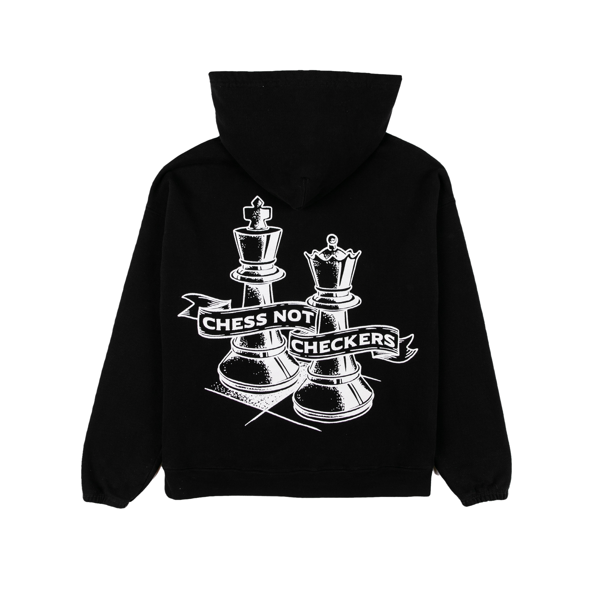 Chess Club Hoodie | Jet Black