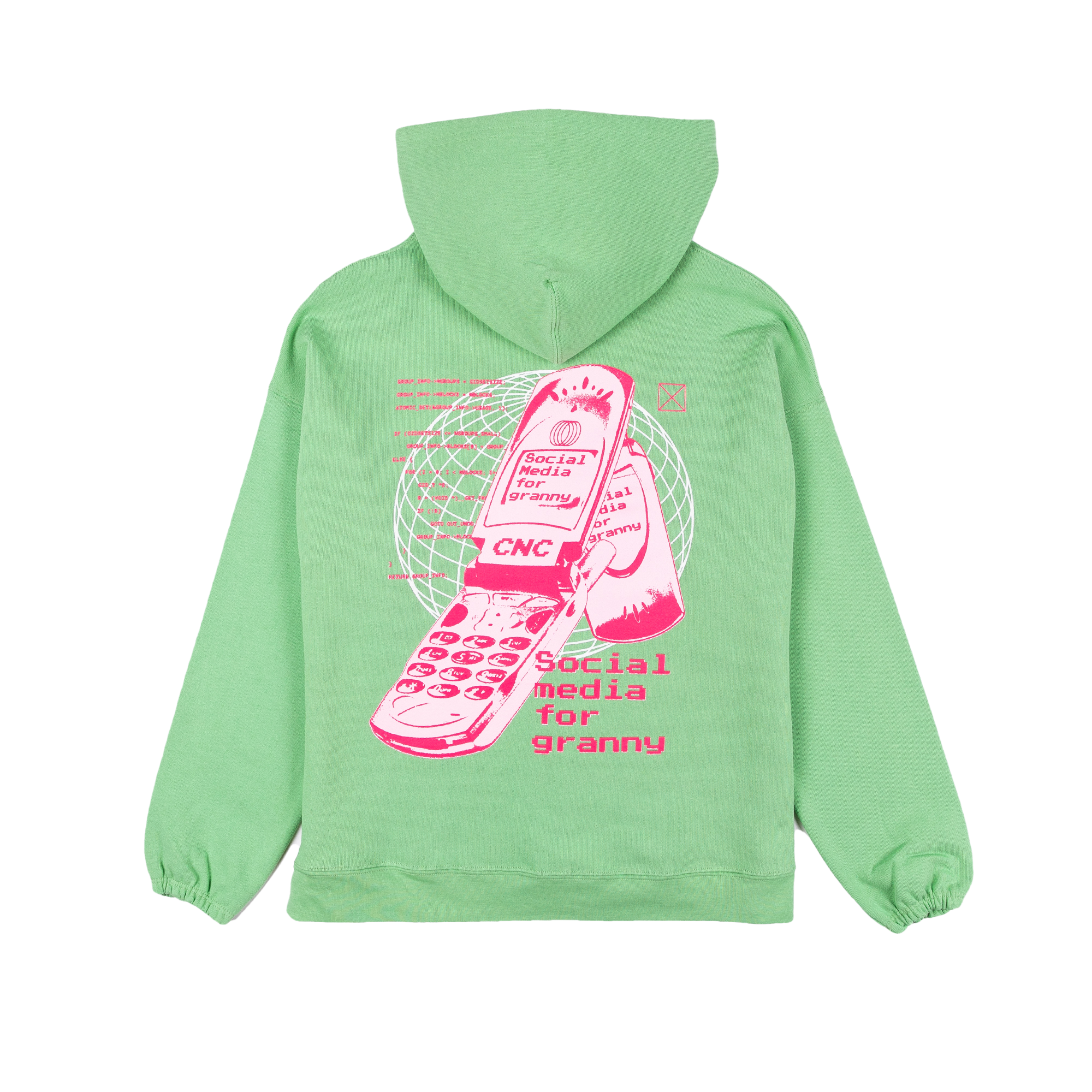 Dial Up Hoodie | Pea-pod Jade