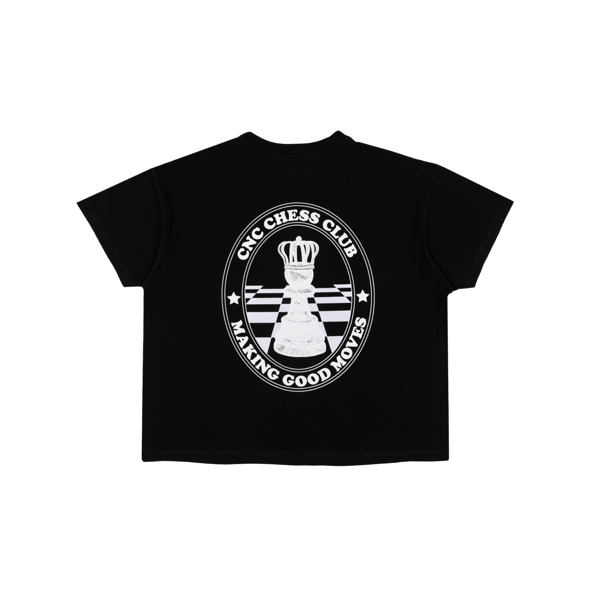 Chess Club T-Shirt | Jet Black