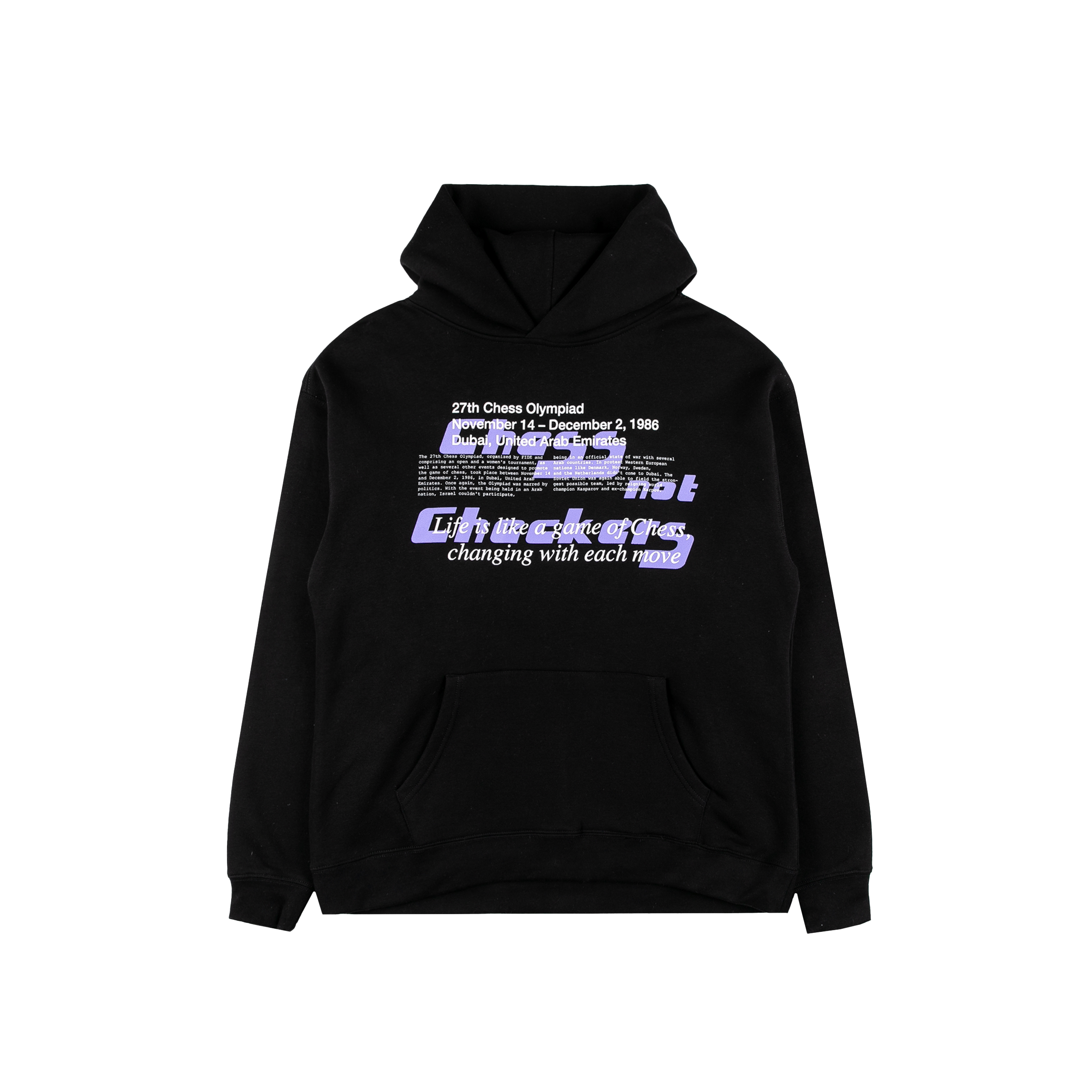 MGM Chess Club Hoodie | Jet Black