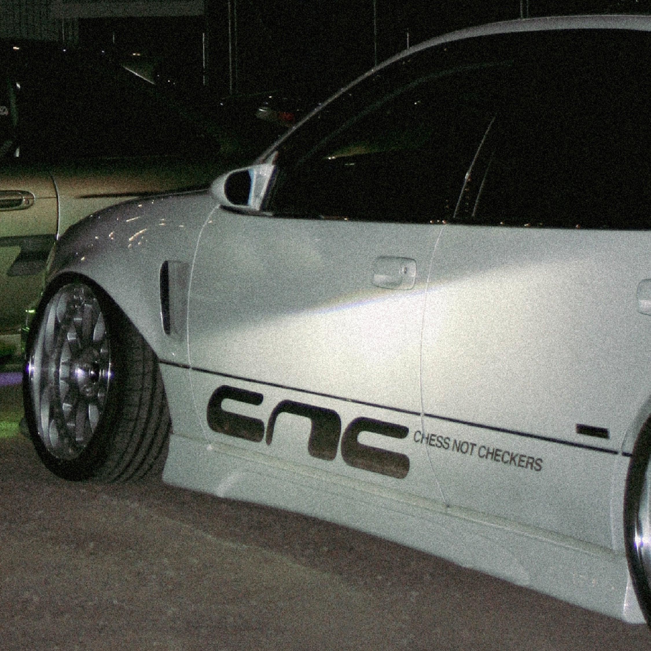 CNC Laminated Chrome Decal | Pair
