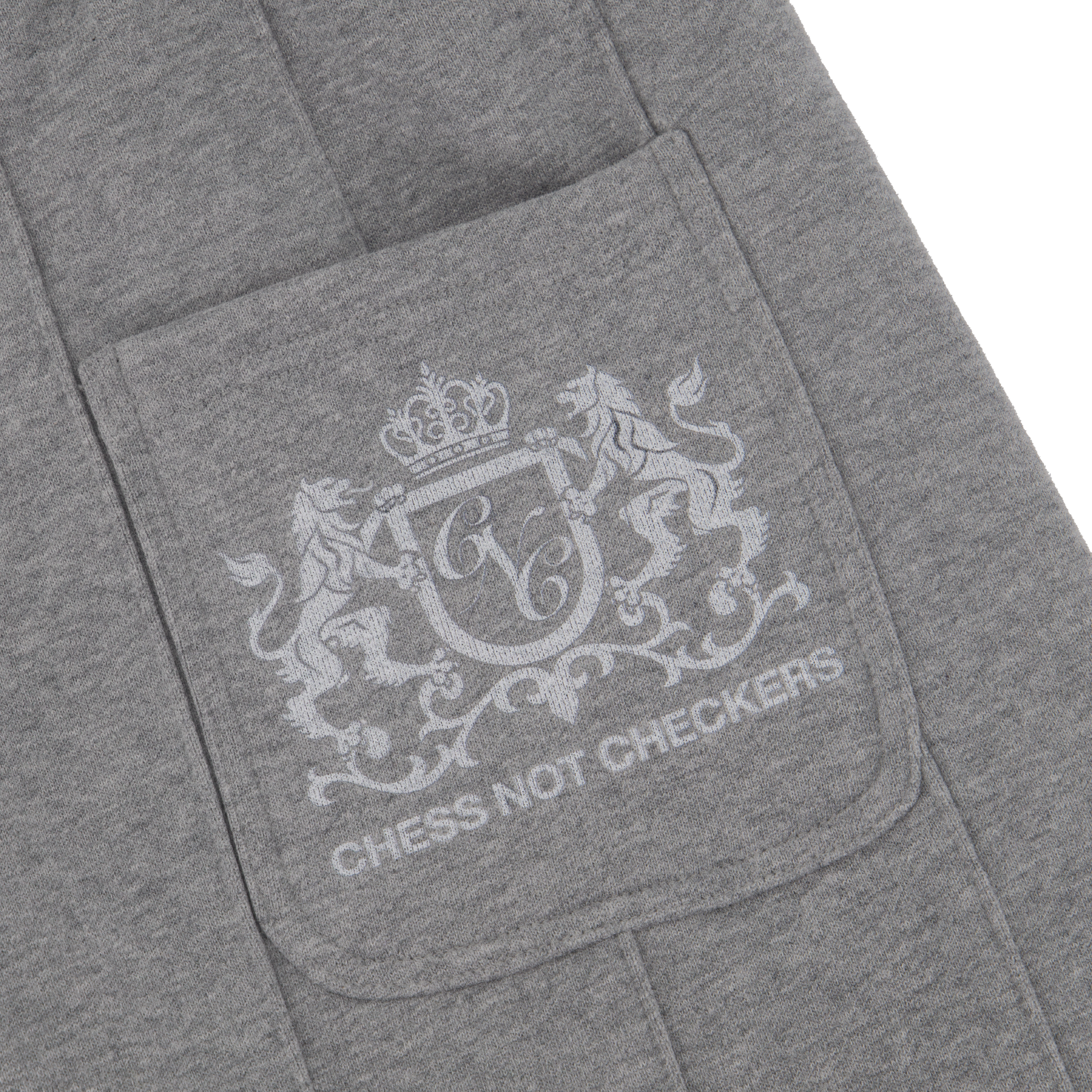 Wide Leg Pin-tuck Sweatpant | Grey
