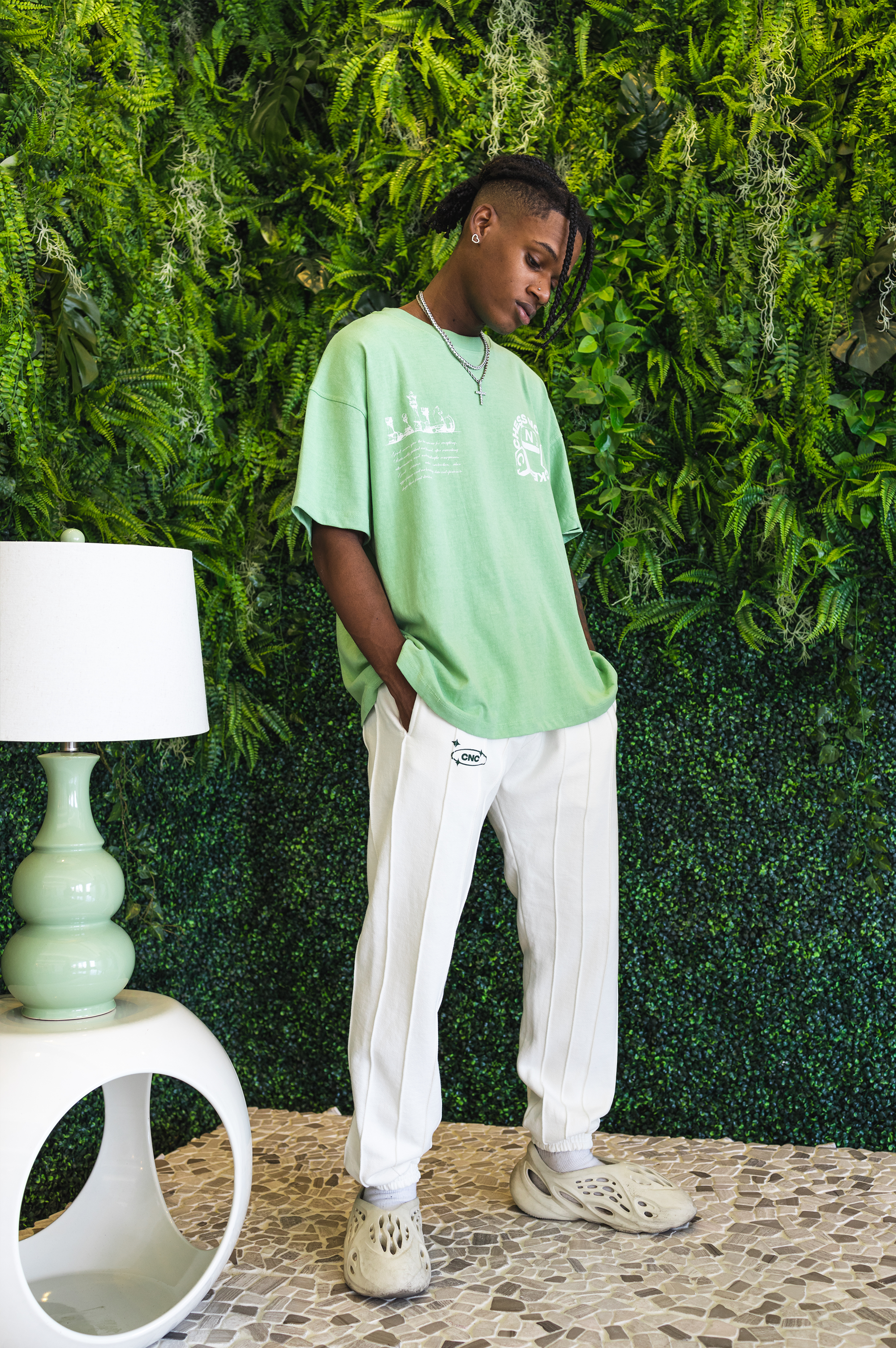 Scramble T-Shirt | Pea-pod Jade