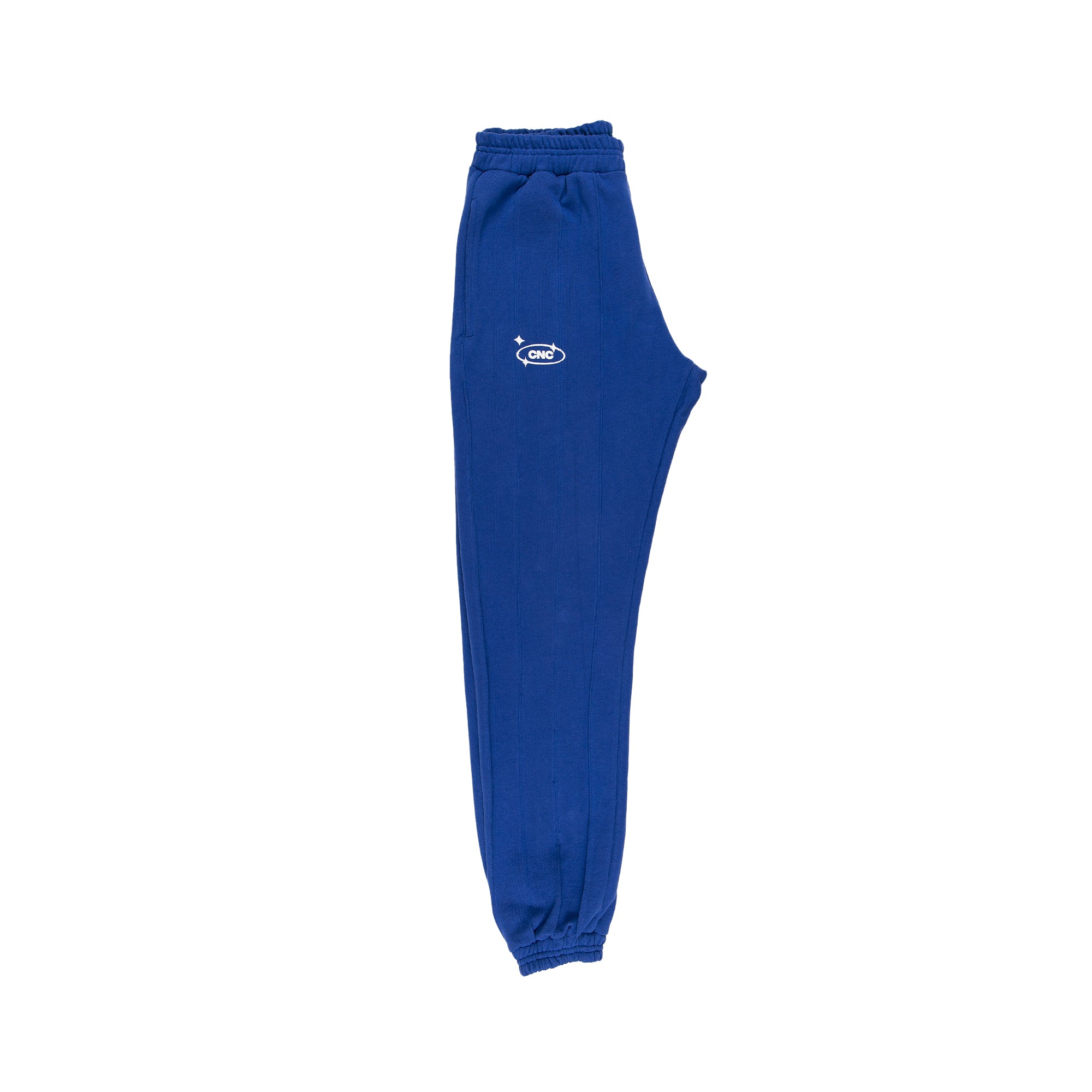 Pin-tuck Pinstripe Sweatpants | Cobalt Blue