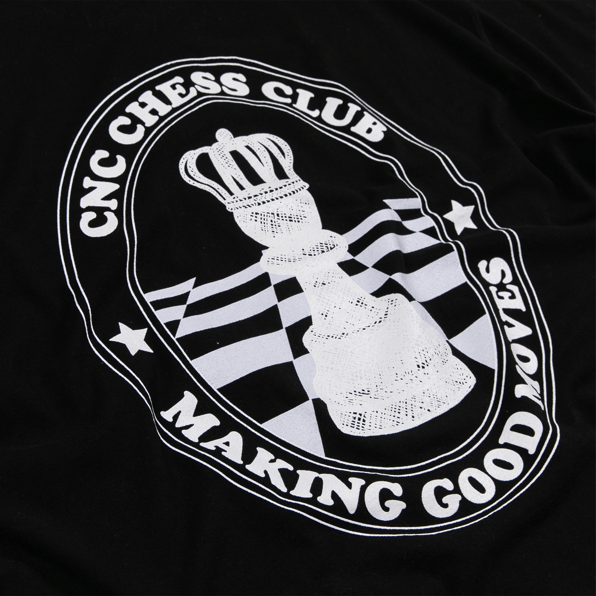 Chess Club T-Shirt | Jet Black