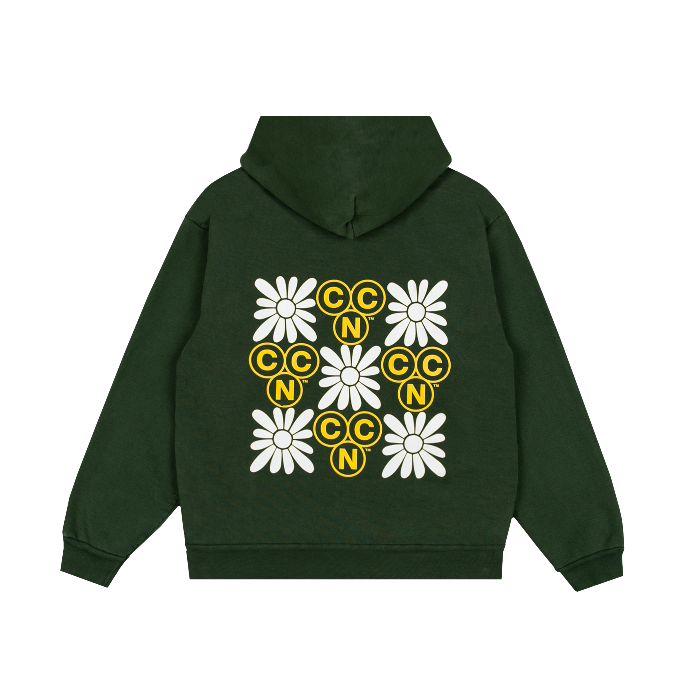 Monogram Hoodie | Forest Green
