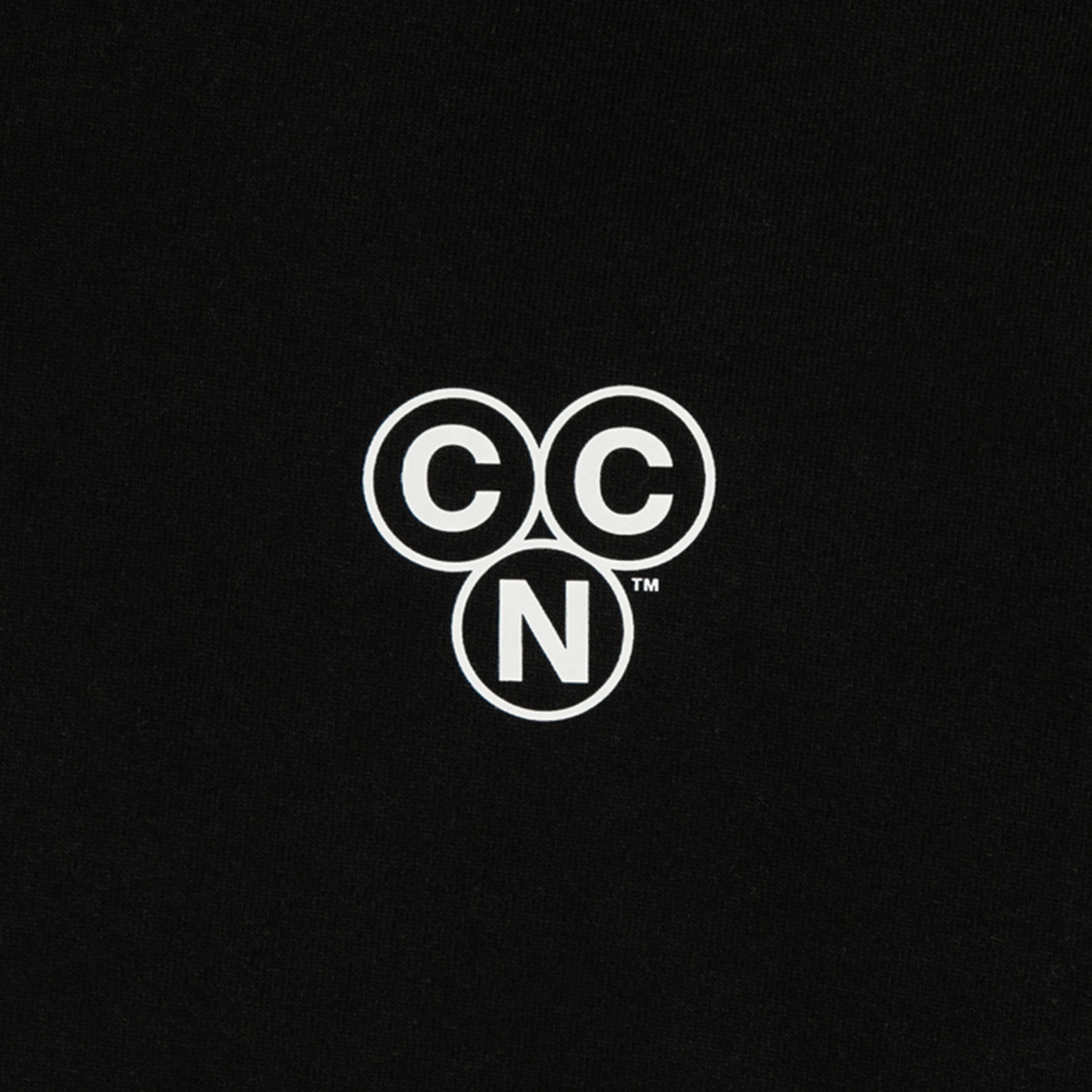 Monogram Baby Tee | Black