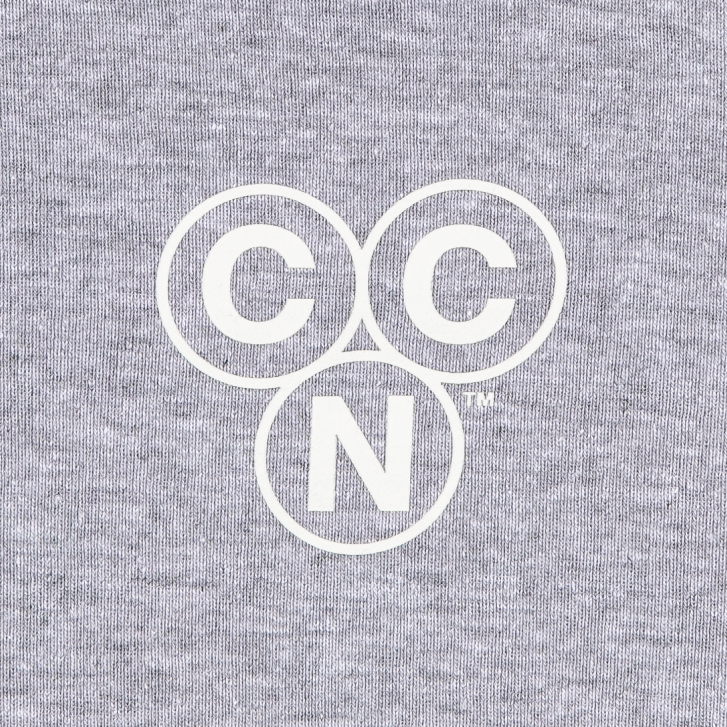 Monogram Baby Tee | Navy/Grey