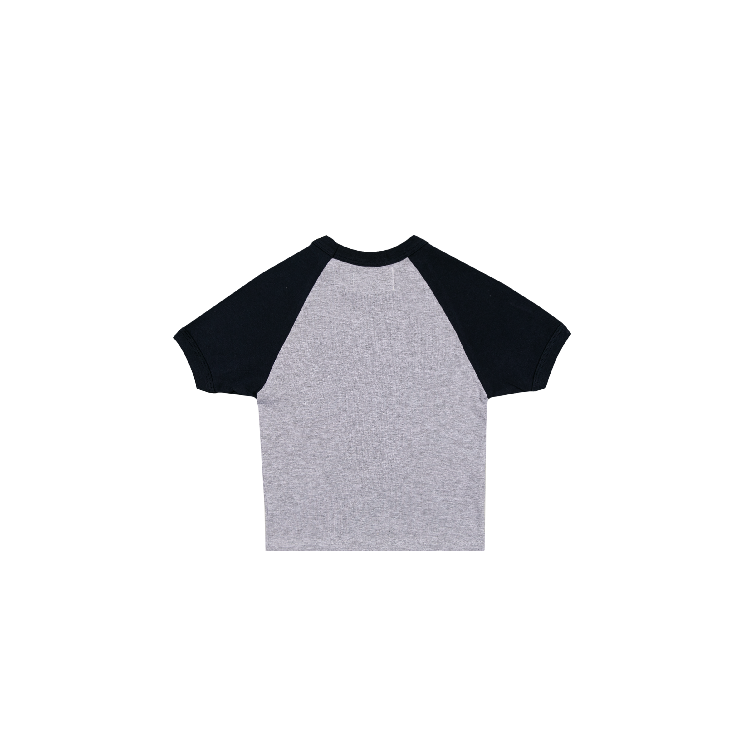 Monogram Baby Tee | Navy/Grey