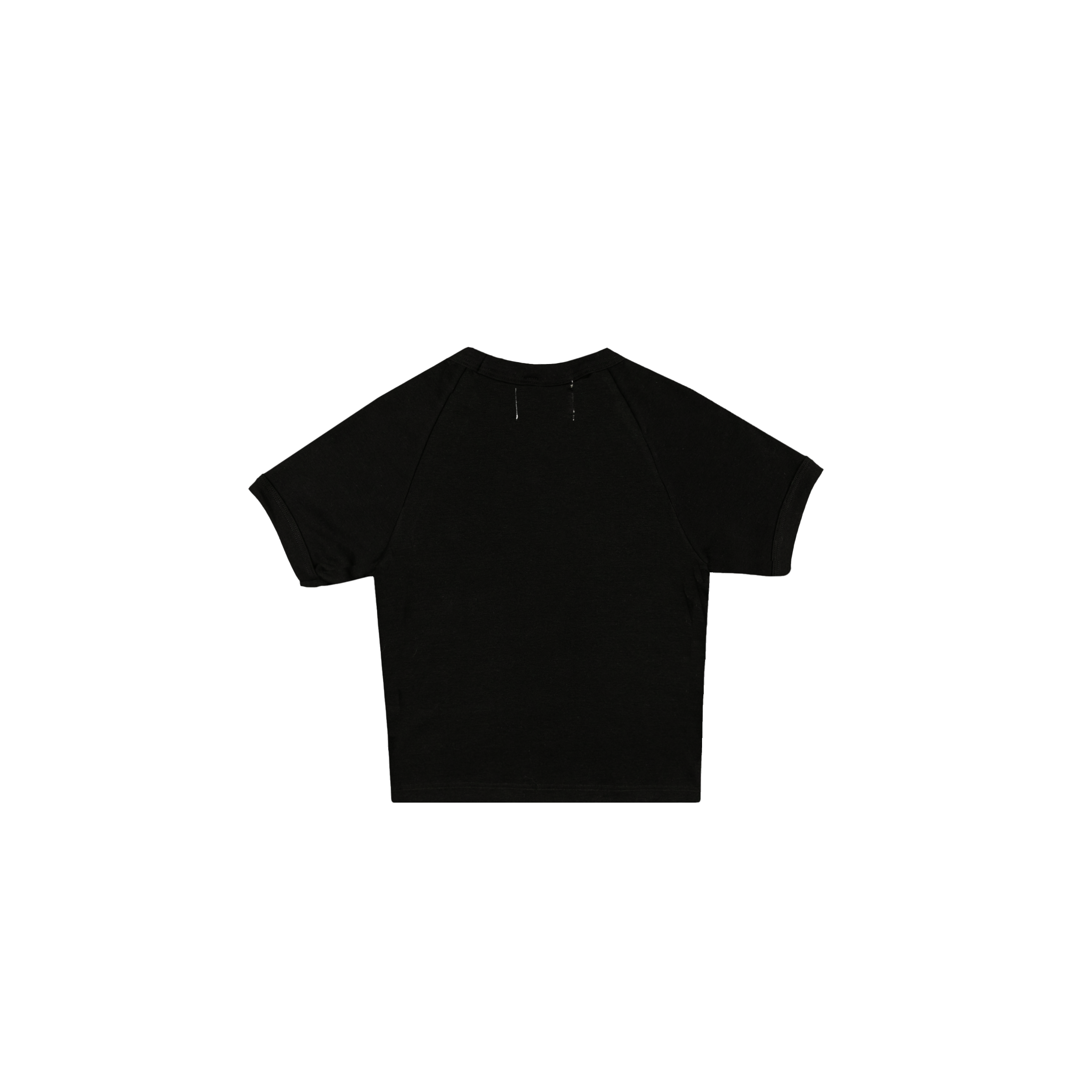 Monogram Baby Tee | Black