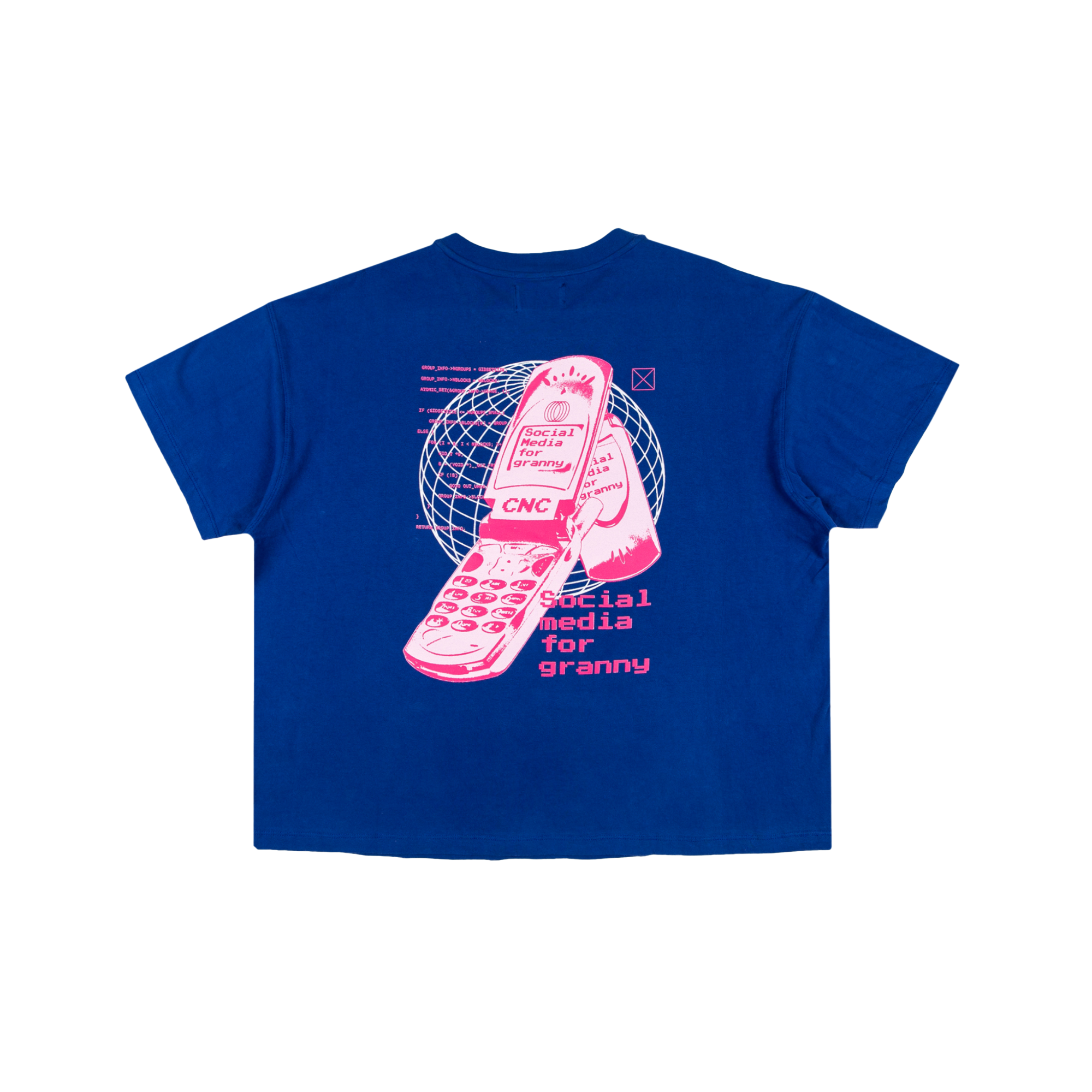 Dial Up T-Shirt | Cobalt Blue