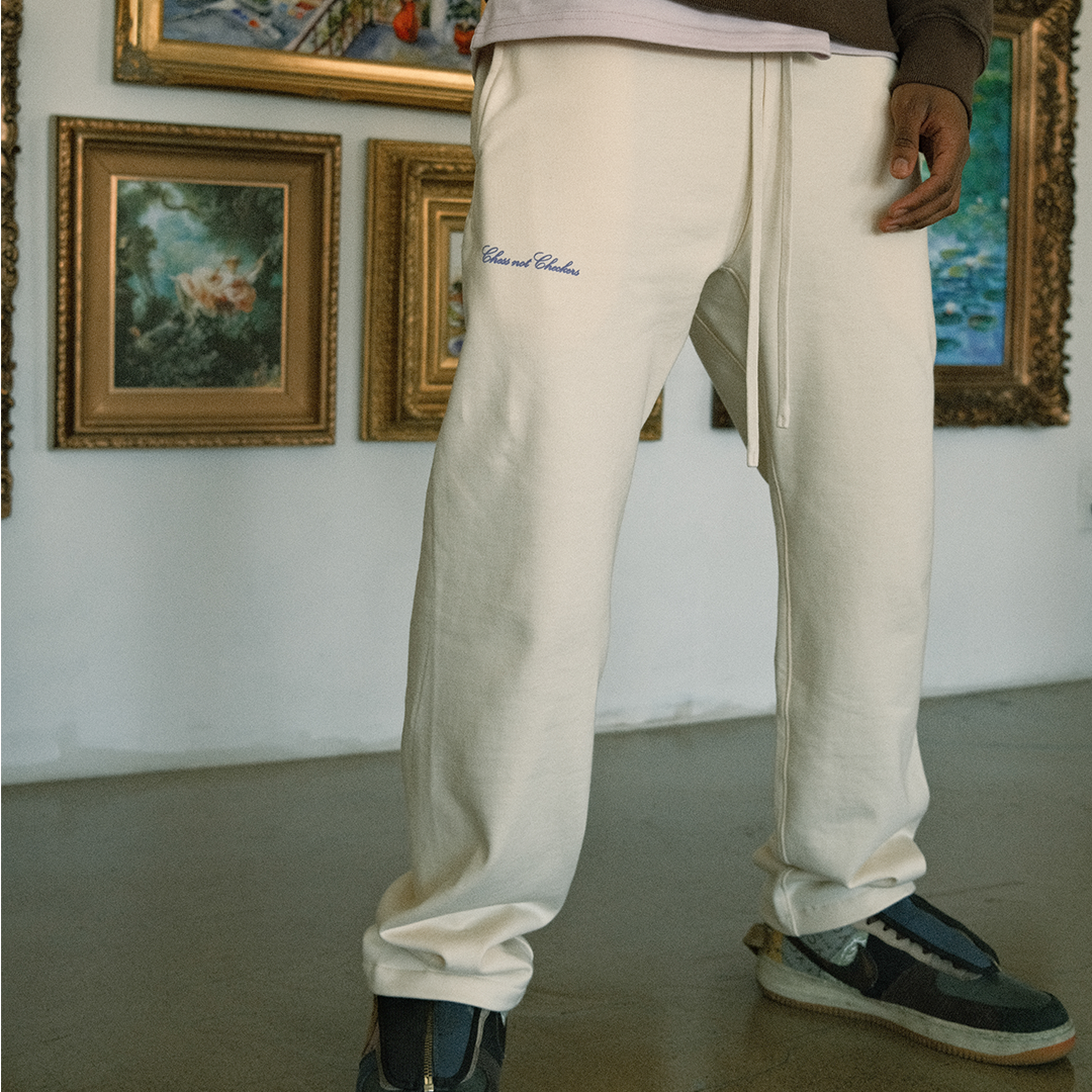 Staple Straight Leg Jogger | Ivory