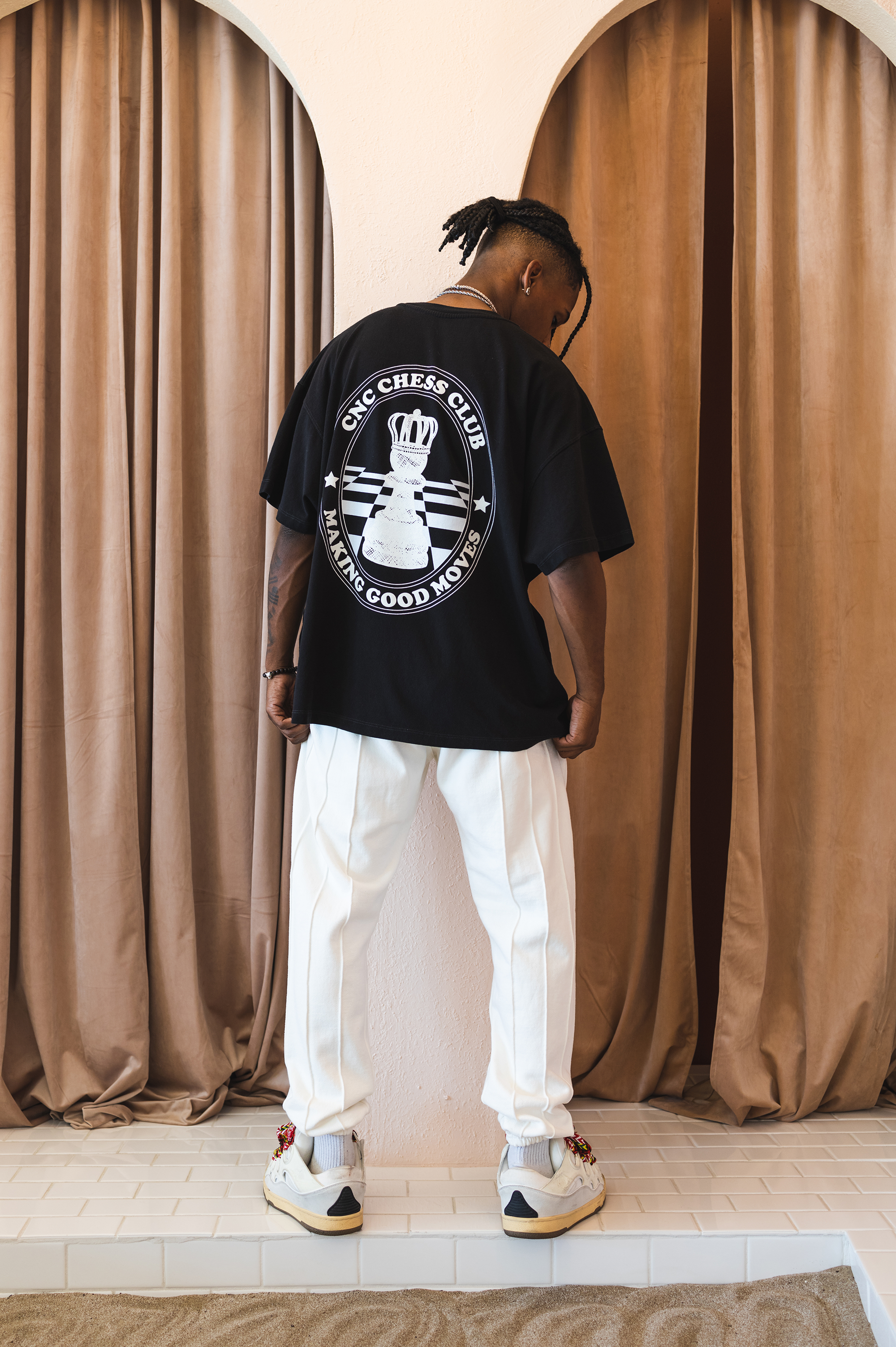 Chess Club T-Shirt | Jet Black