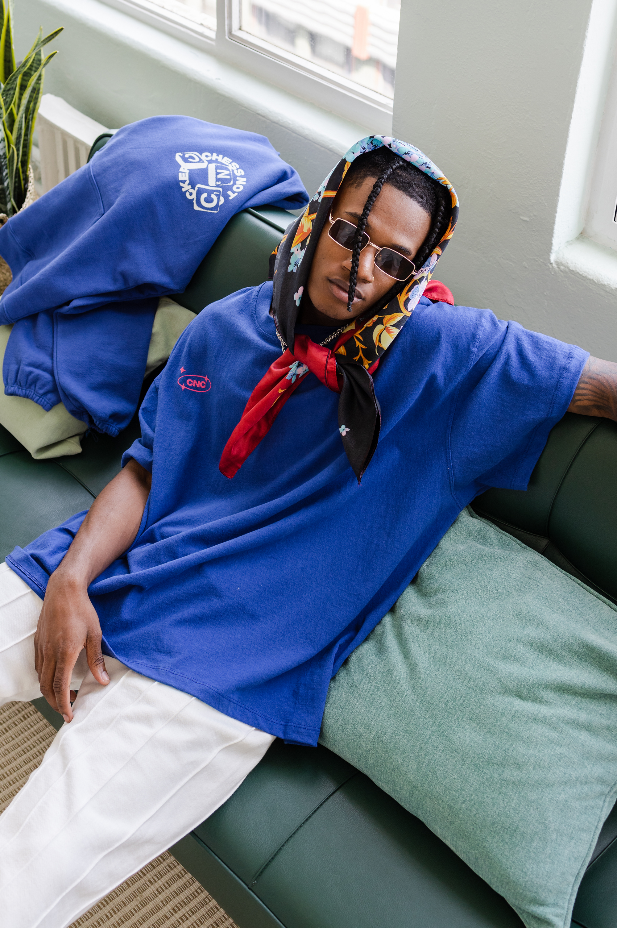 Dial Up T-Shirt | Cobalt Blue
