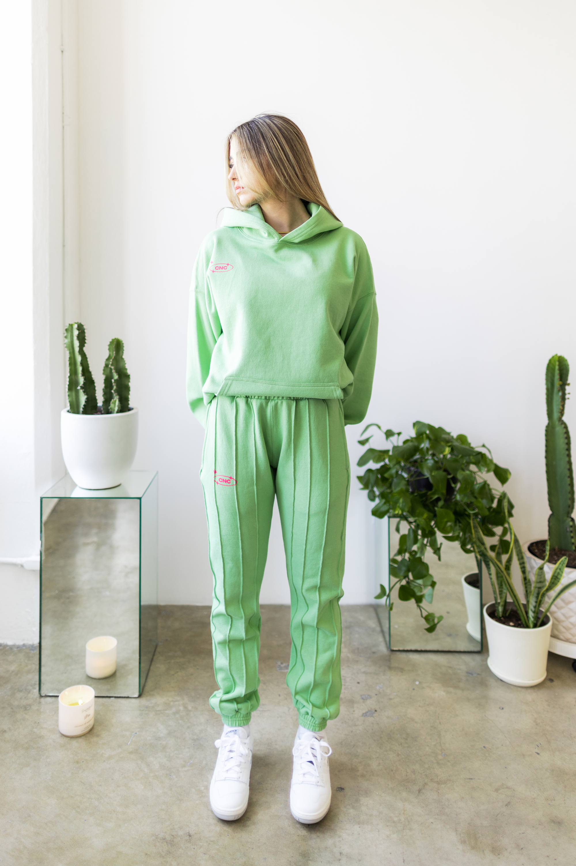 Dial Up Hoodie | Pea-pod Jade