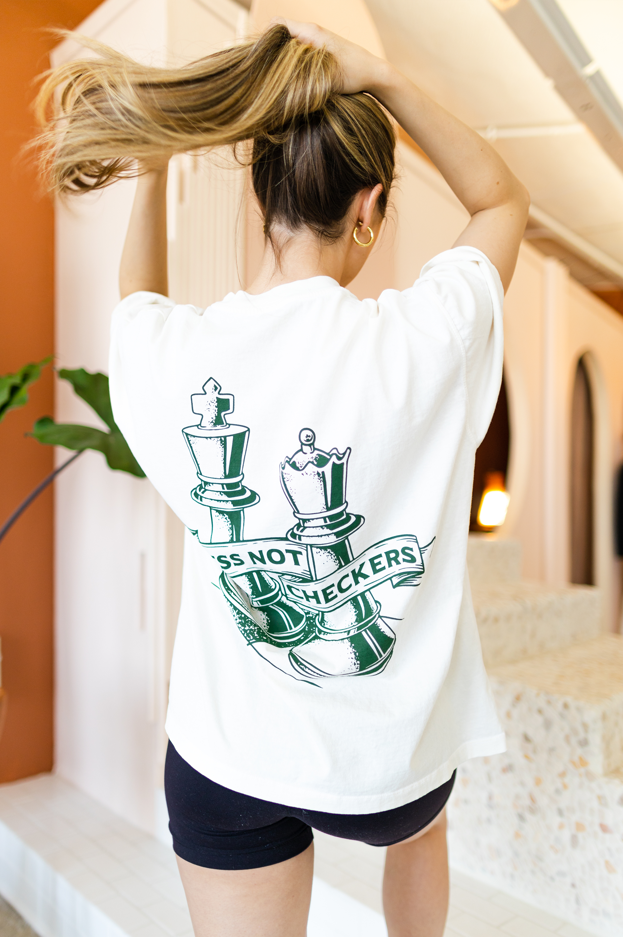 Chess Club T-Shirt | Ivory