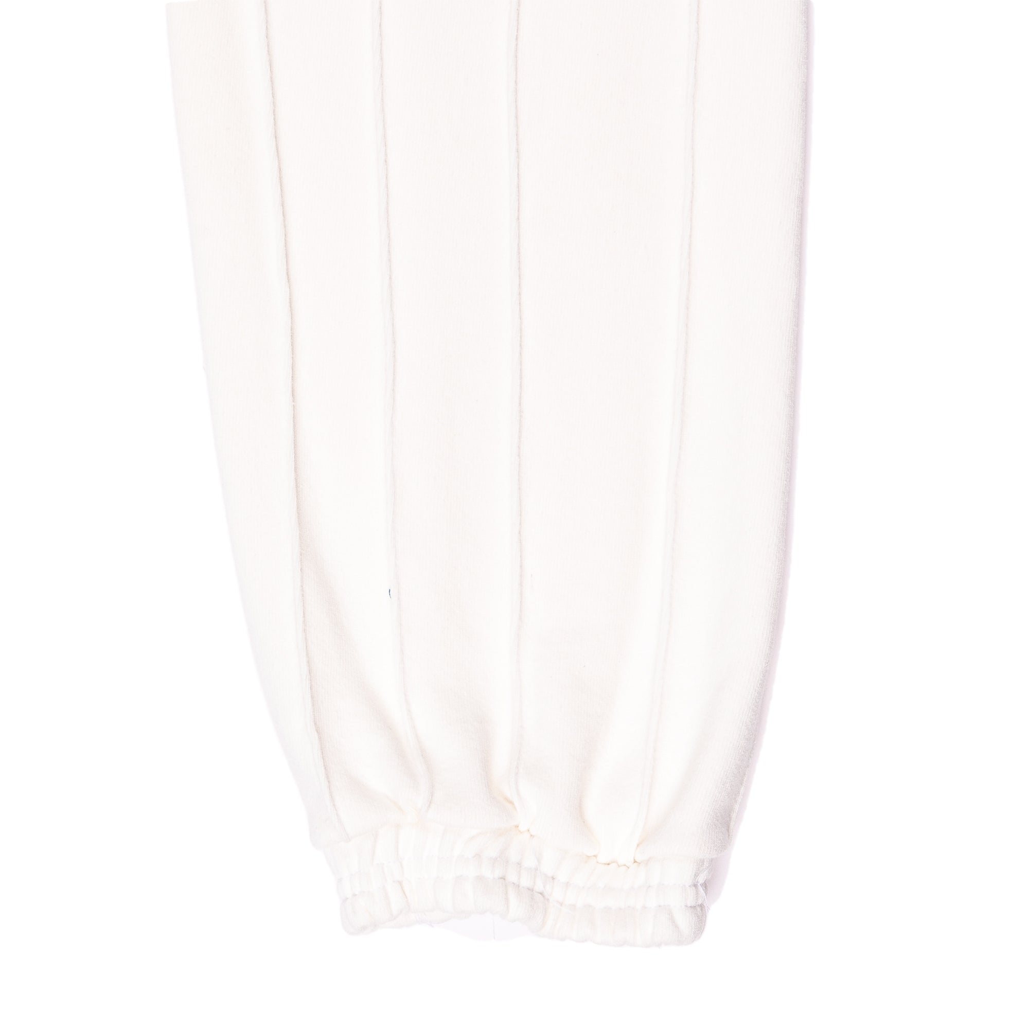 Pin-tuck Pinstripe Sweatpants | Ivory