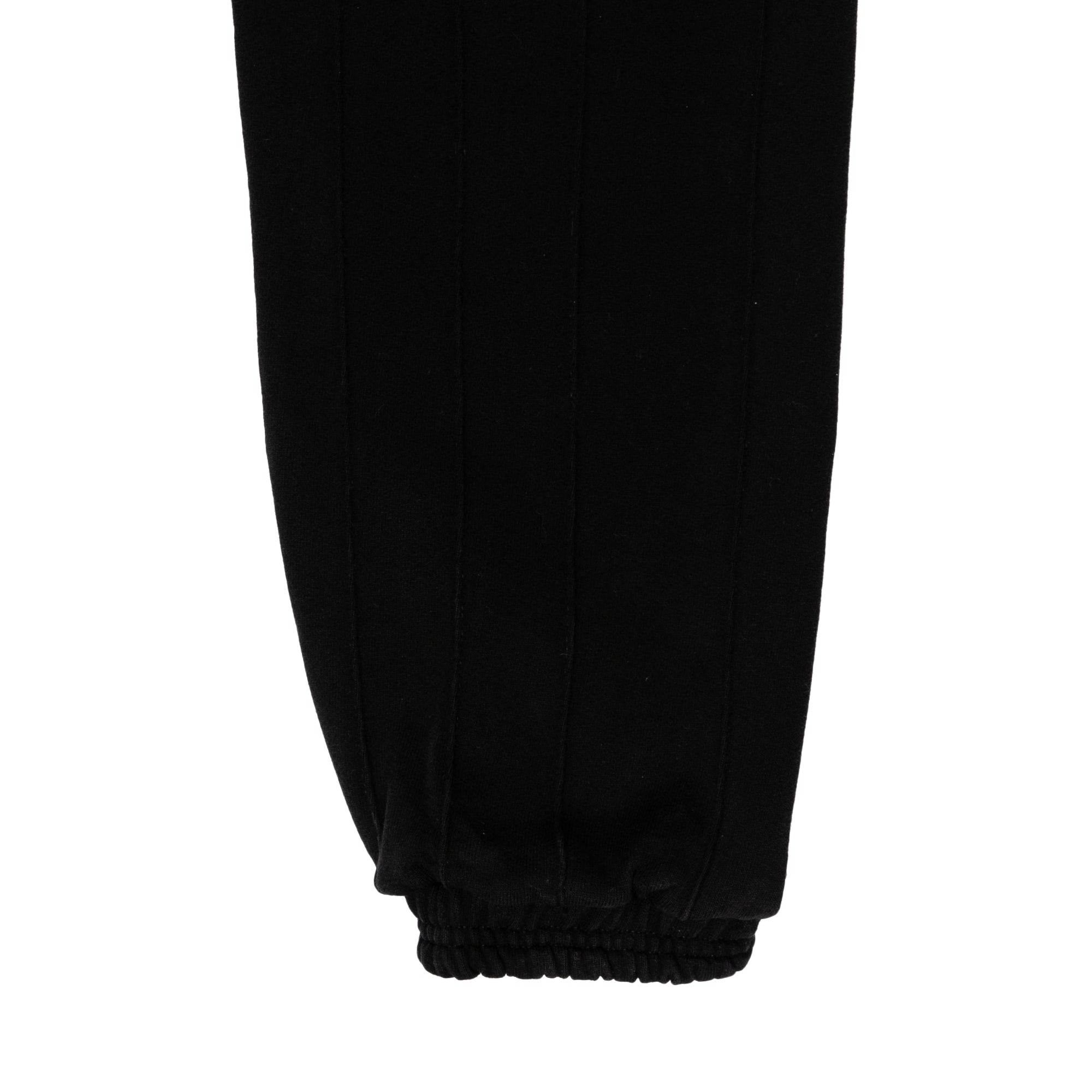 Pin-tuck Pinstripe Sweatpants | Jet Black