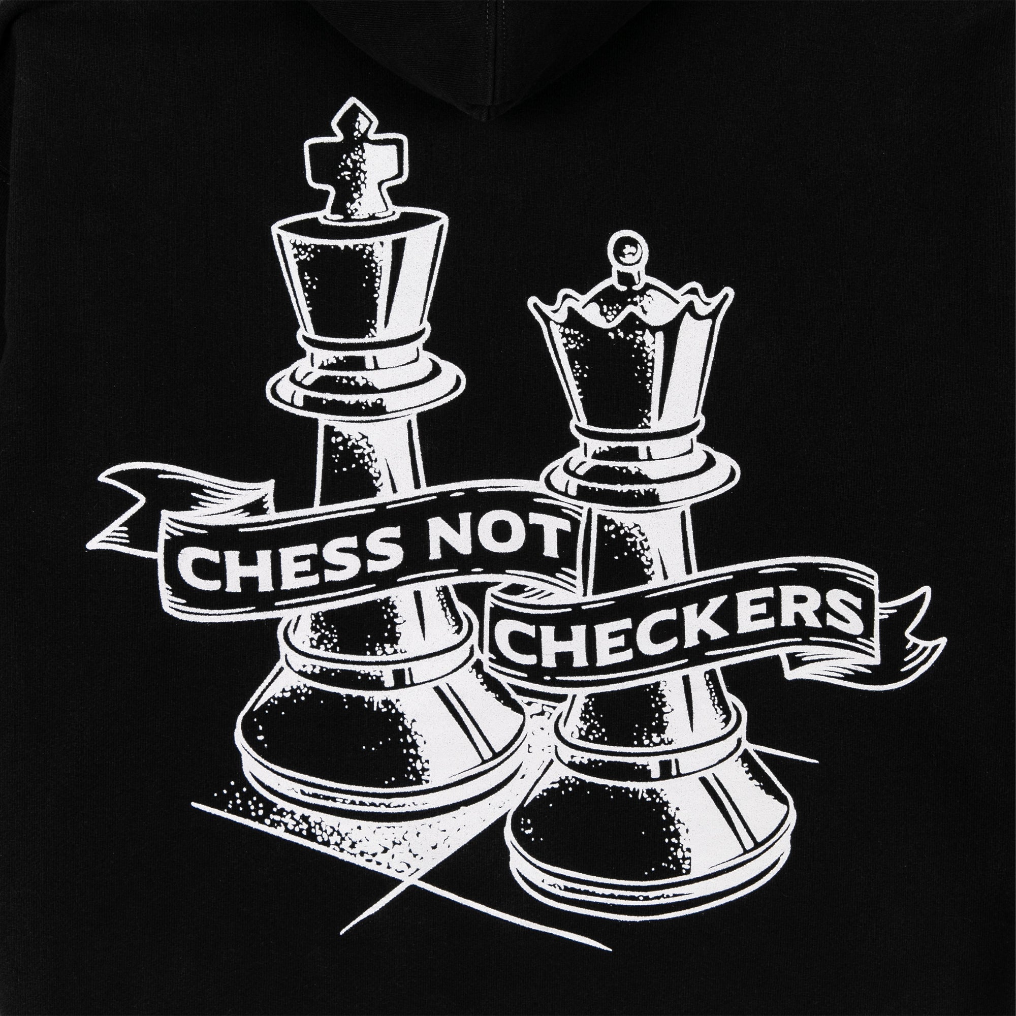 Chess Club Hoodie | Jet Black