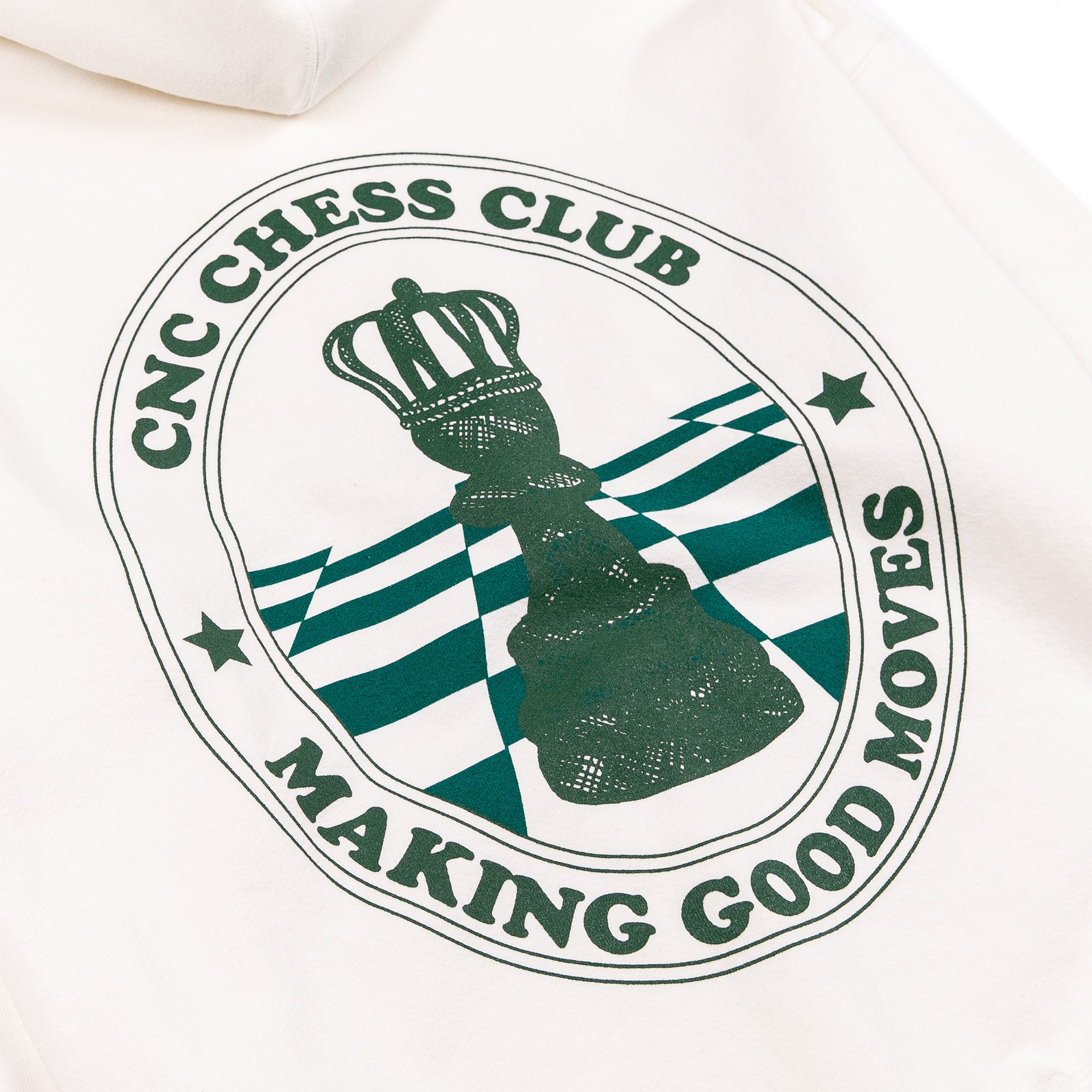Chess Club Hoodie | Ivory