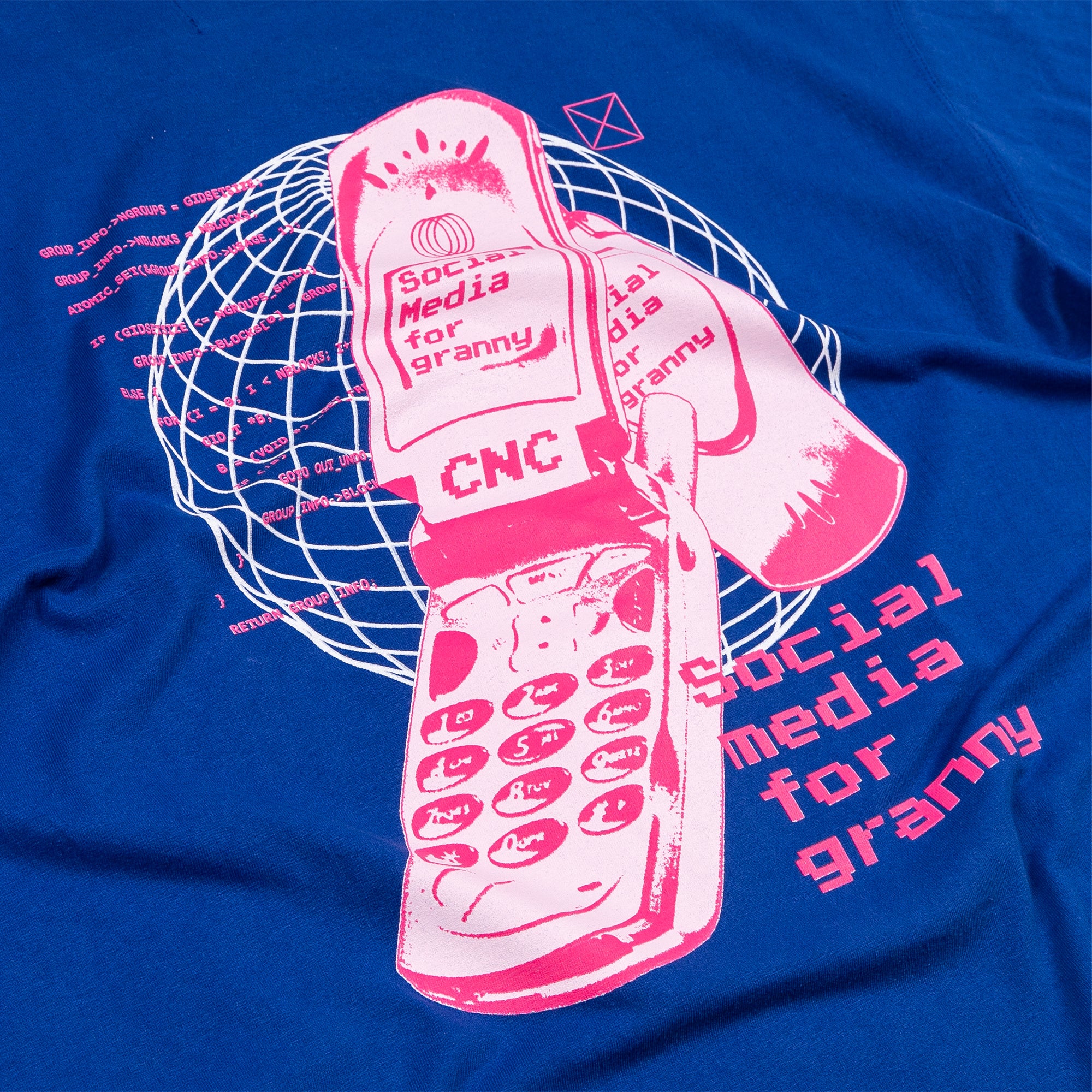 Dial Up T-Shirt | Cobalt Blue