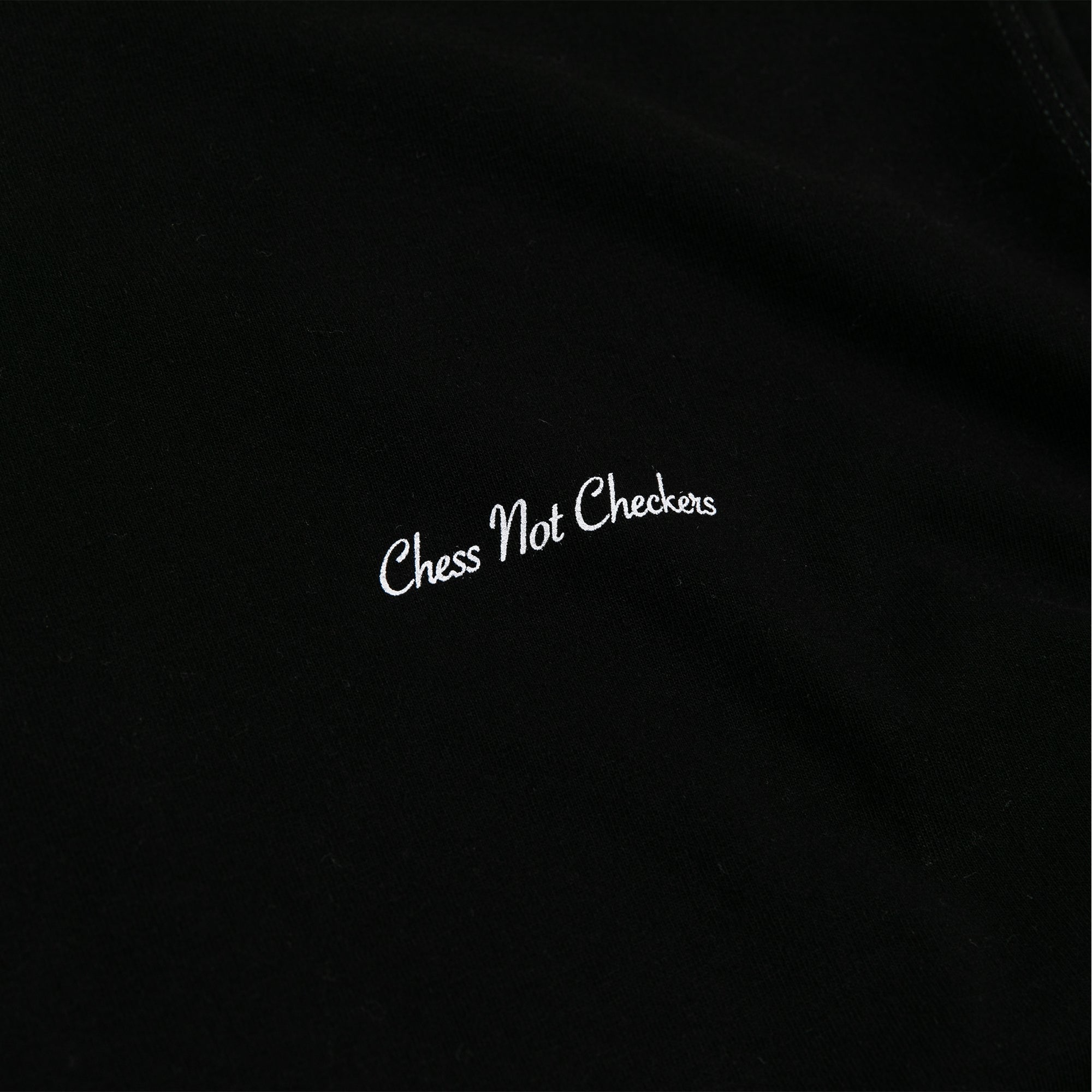 Chess Club T-Shirt | Jet Black